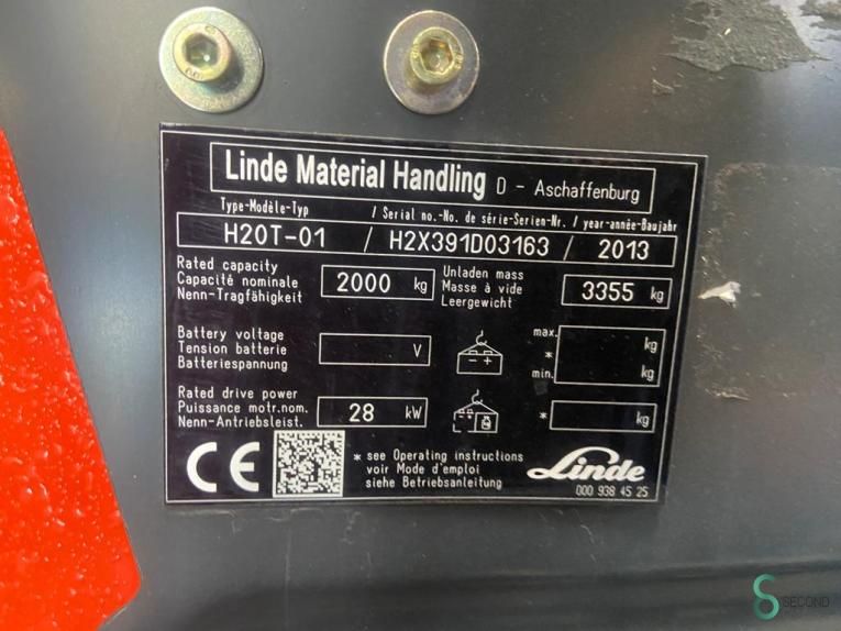 Gabelstapler LPG Linde H20T 2013
