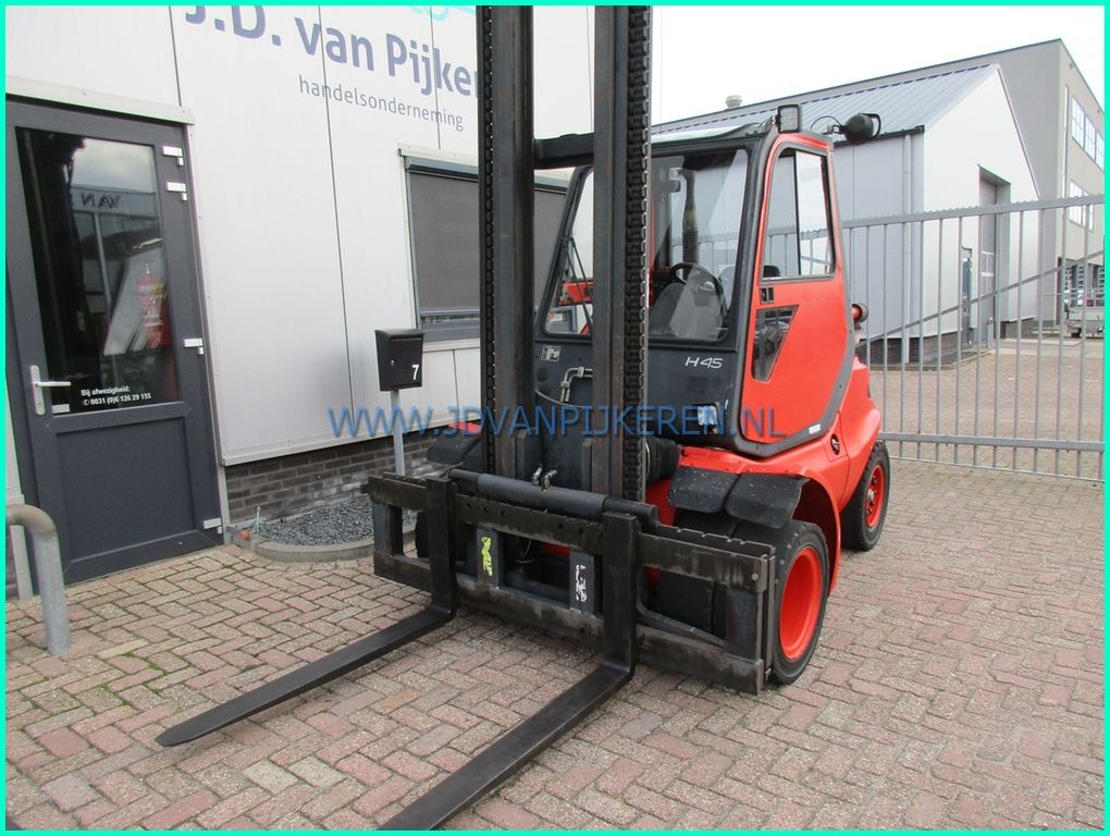 Linde H45D Perkins diesel+duplex4.9m+sideshift 200cm