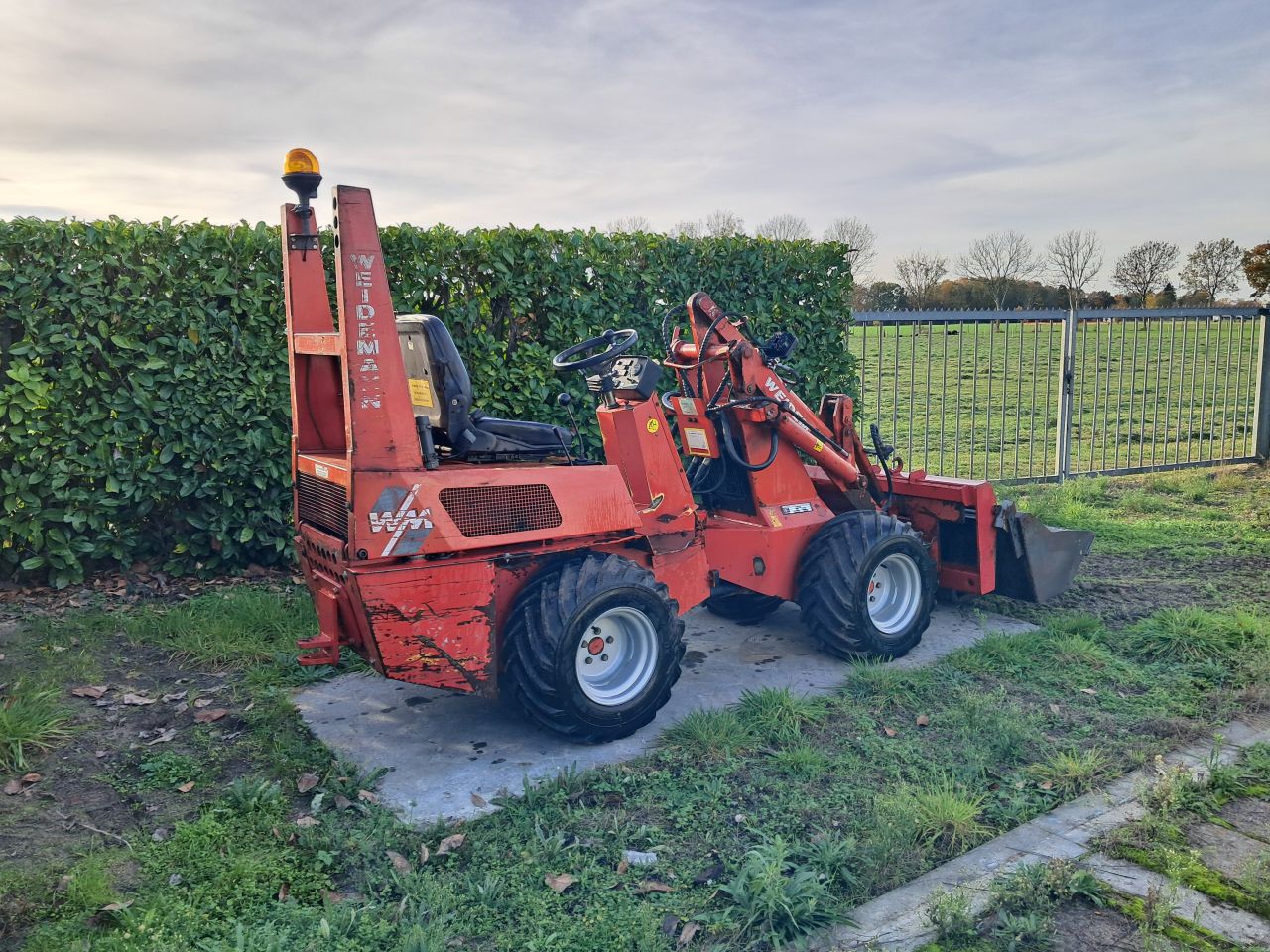 Weidemann 1025 / MARGE / Mini shovel / Loader / Bak en lepels