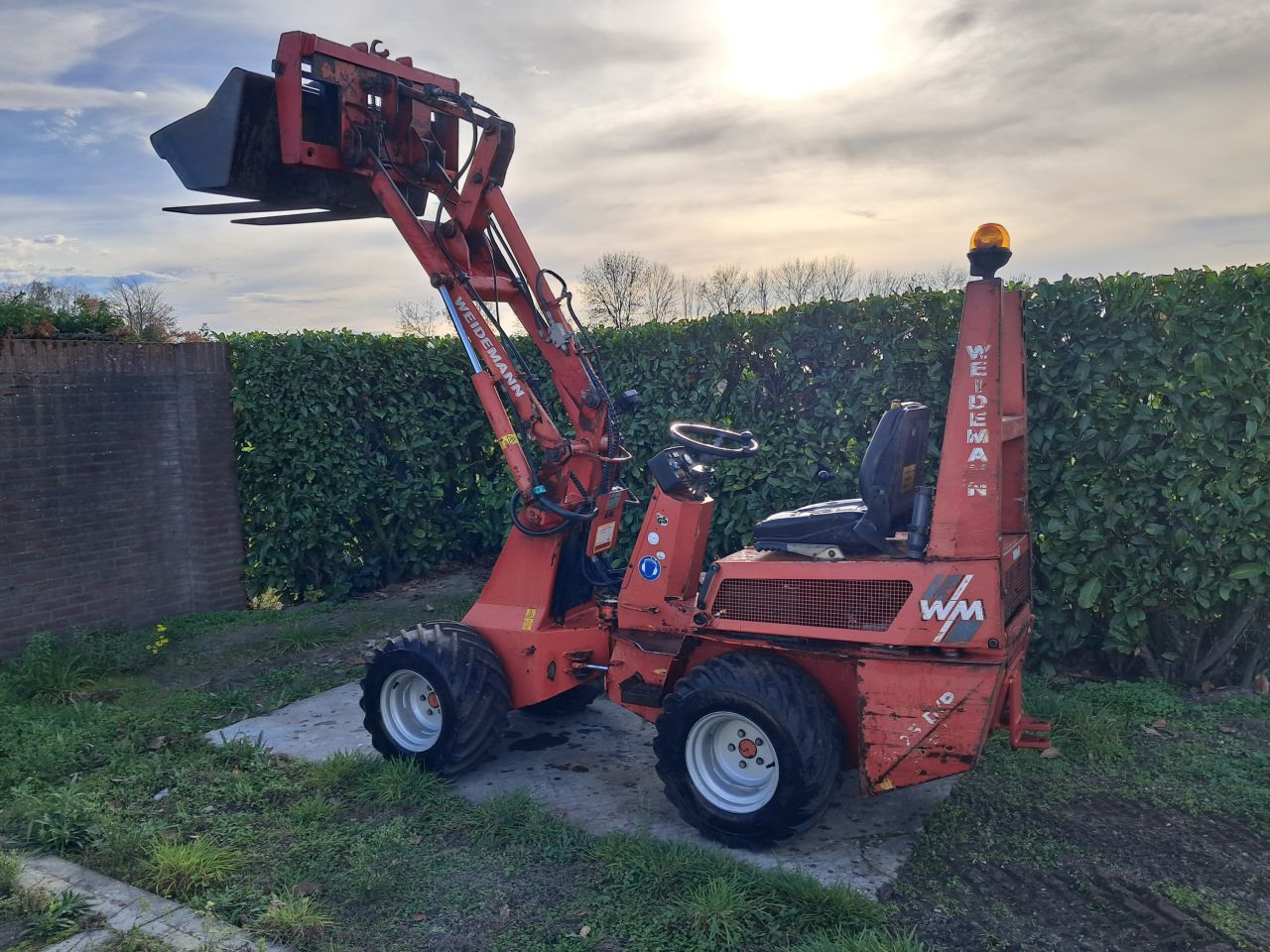 Weidemann 1025 / MARGE / Mini shovel / Loader / Bak en lepels