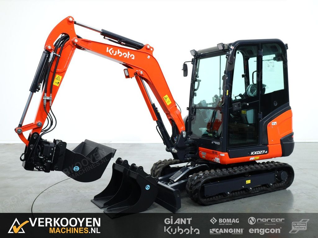 2025 Kubota KX027-4 HI + Compacttilt CTR3 Draaikantelstuk ADV1298