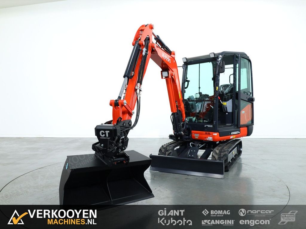 2025 Kubota KX027-4 HI + Compacttilt CTR3 Draaikantelstuk ADV1298