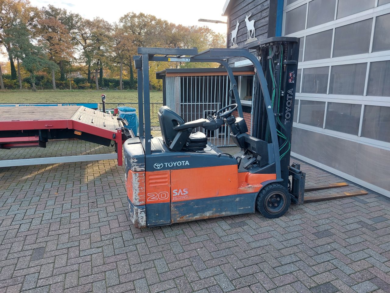 Toyota 7FBE20 triplex sideshift