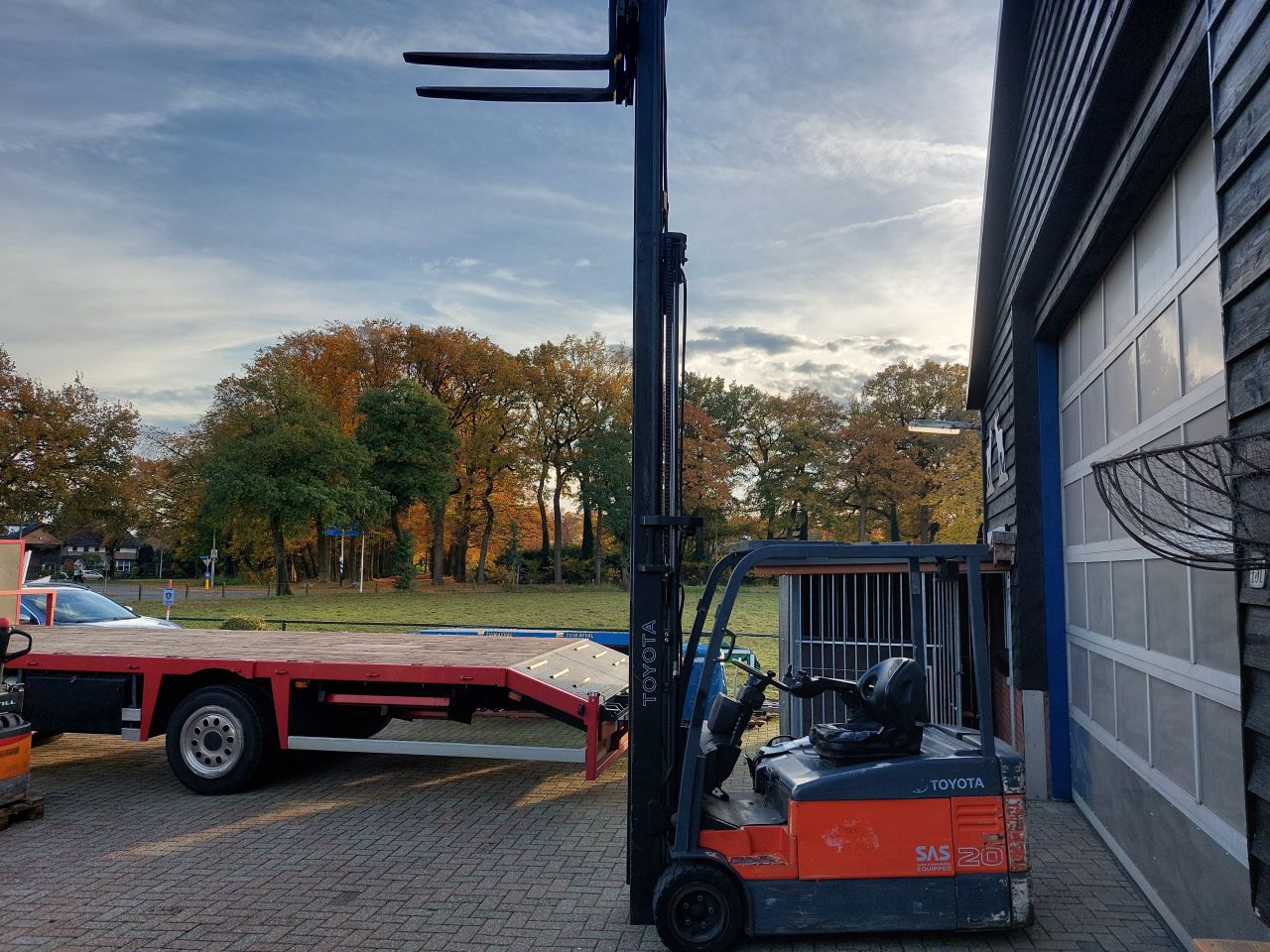 Toyota 7FBE20 triplex sideshift