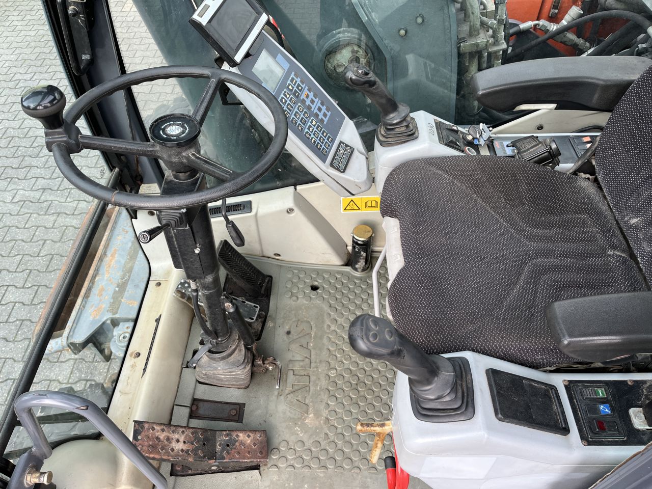 Atlas 160W mobiele graafmachine bouwjaar 2011, ± 9600 uur