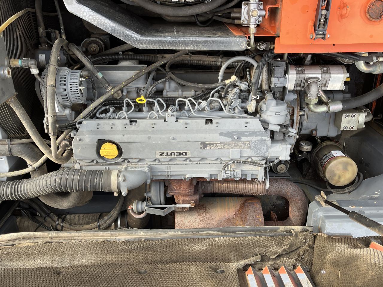 Atlas 160W mobiele graafmachine bouwjaar 2011, ± 9600 uur