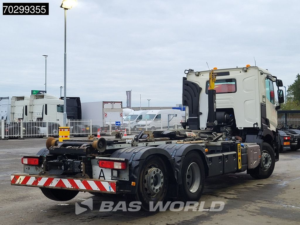 Renault C 460 6X2 20 tons Hyva 20-57-S containersystem Lift+steering Axle Automatic LED