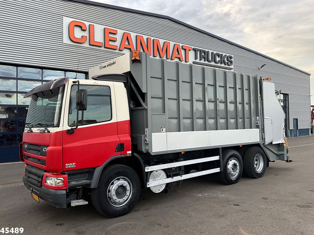 DAF FAG 75 CF 310 Manual gearbox Geesink / van Schijndel 22m³