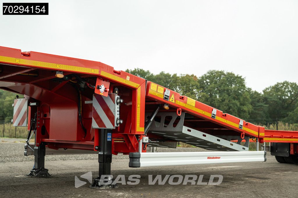 Kässbohrer NEW! Hydraulic Bed 450cm Extendable Lift+Steering Axle