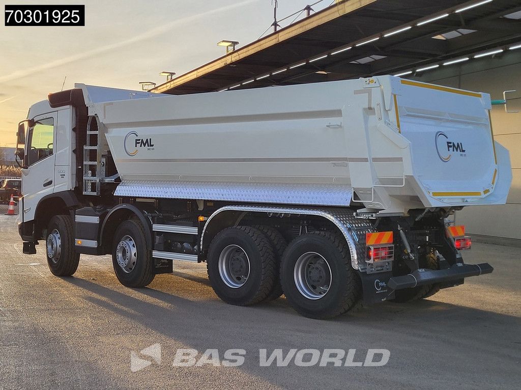 Volvo FMX 500 8X4 NEW! 18m3 tipper Steelsuspension Big-Axle Automatic Euro 6