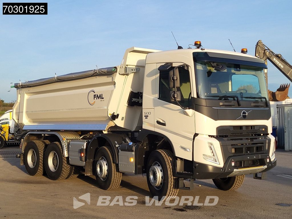 Volvo FMX 500 8X4 NEW! 18m3 tipper Steelsuspension Big-Axle Automatic Euro 6