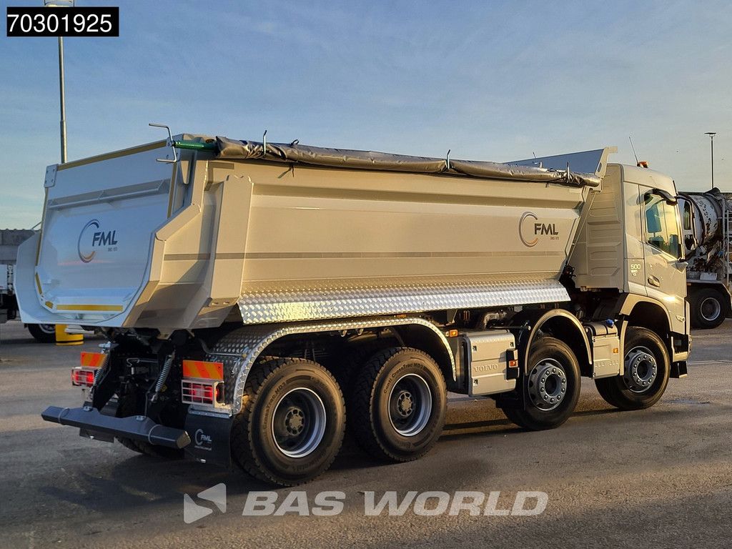 Volvo FMX 500 8X4 NEW! 18m3 tipper Steelsuspension Big-Axle Automatic Euro 6