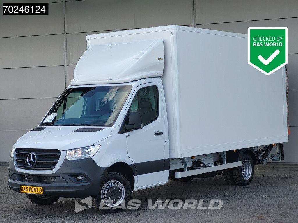 Mercedes Sprinter 515 CDI Automaat 1000kg Laadklep Zijdeur Dubbellucht Bakwagen MBUX Airco Cruise CarPlay D'Hollandia Euro6 Koffer Meubelbak 21m3 Klima Tempomat