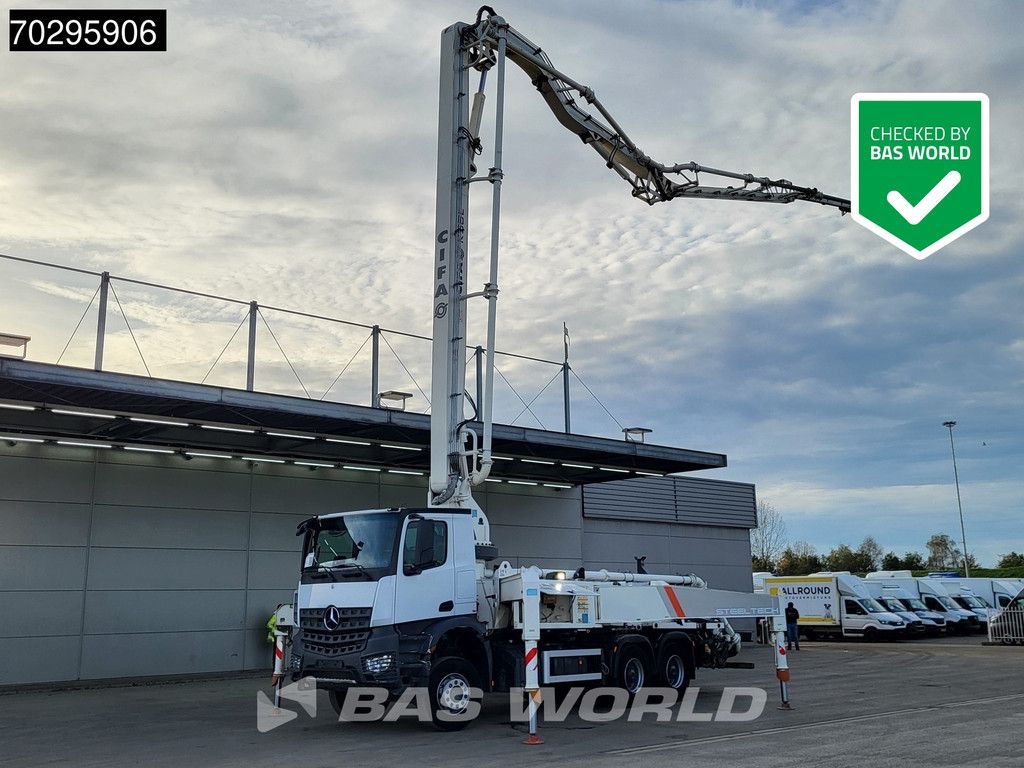 Mercedes Arocs 2640 6X4 36mtr CIFA K36L-HP168EC 4 arm Automatic Big-Axle Steelsuspension Euro 6