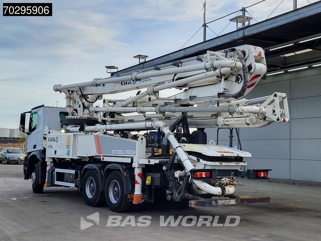Mercedes Arocs 2640 6X4 36mtr CIFA K36L-HP168EC 4 arm Automatic Big-Axle Steelsuspension Euro 6