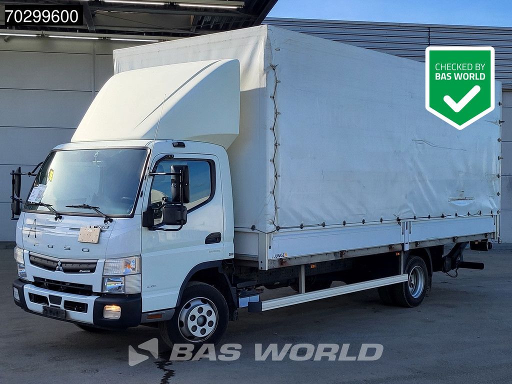 Mitsubishi Fuso 7C 18 4X2 7.5tonner curtainsider Automatic Ladebordwand Euro 6