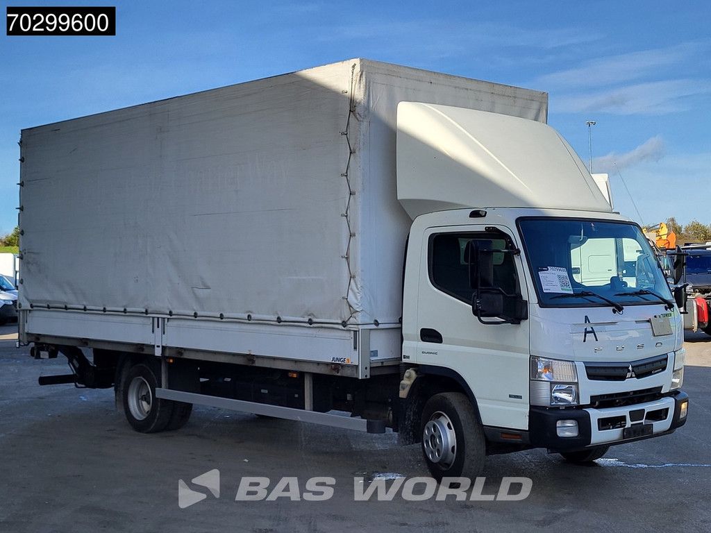 Mitsubishi Fuso 7C 18 4X2 7.5tonner curtainsider Automatic Ladebordwand Euro 6