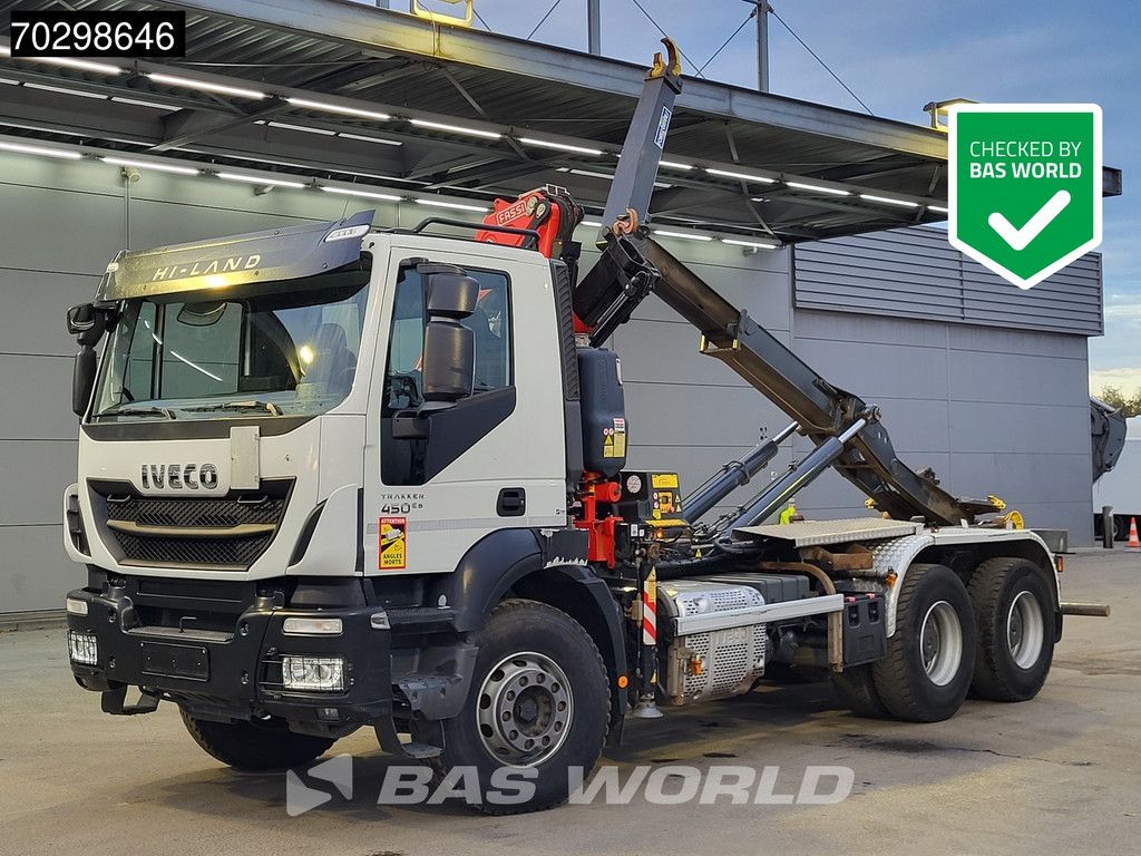 Iveco Trakker 450 6X4 Fassi F120B.2.22 Crane Marrel AL16S50 Retarder Big-axle Euro 6