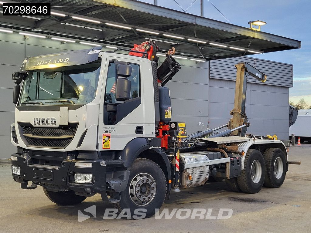 Iveco Trakker 450 6X4 Fassi F120B.2.22 Crane Marrel AL16S50 Retarder Big-axle Euro 6