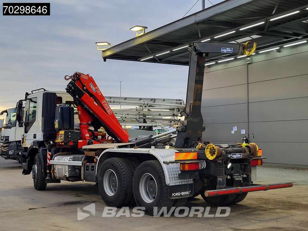 Iveco Trakker 450 6X4 Fassi F120B.2.22 Crane Marrel AL16S50 Retarder Big-axle Euro 6