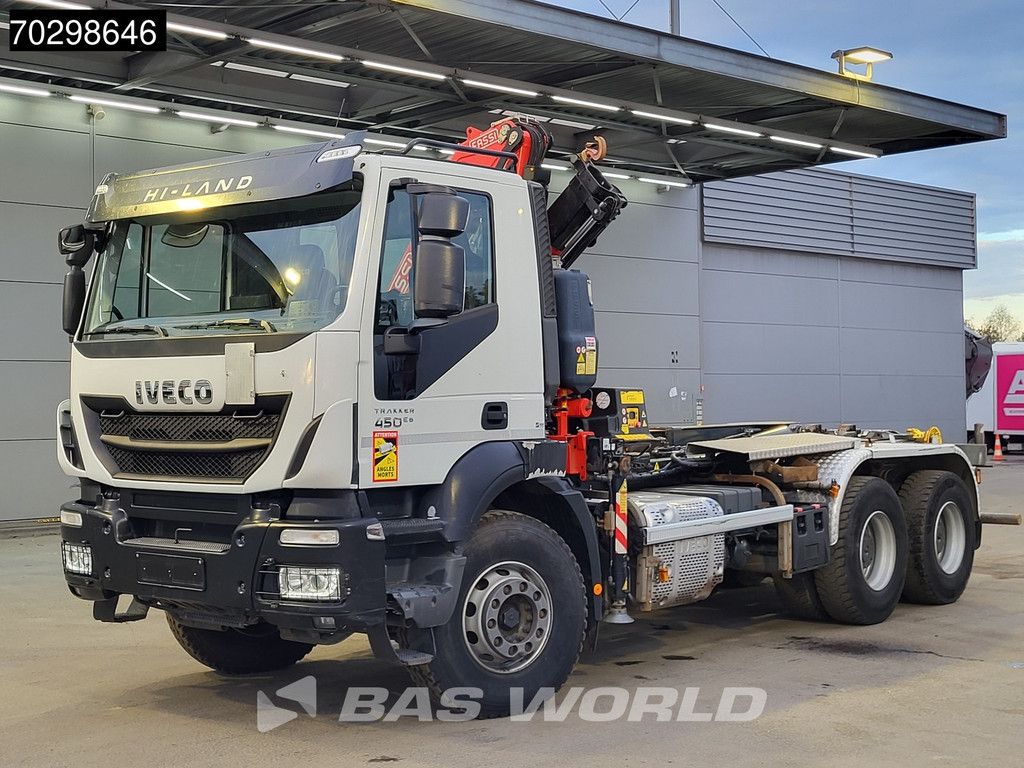 Iveco Trakker 450 6X4 Fassi F120B.2.22 Crane Marrel AL16S50 Retarder Big-axle Euro 6