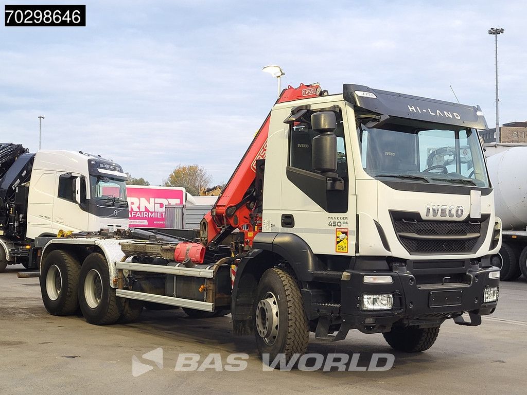 Iveco Trakker 450 6X4 Fassi F120B.2.22 Crane Marrel AL16S50 Retarder Big-axle Euro 6