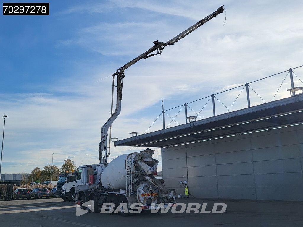 Mercedes Actros 3241 8X4 Putzmeister TMM 21-G2 PUMI 7m3 Mixer Big-Axle Steelsuspension 3-Pedals Euro 3