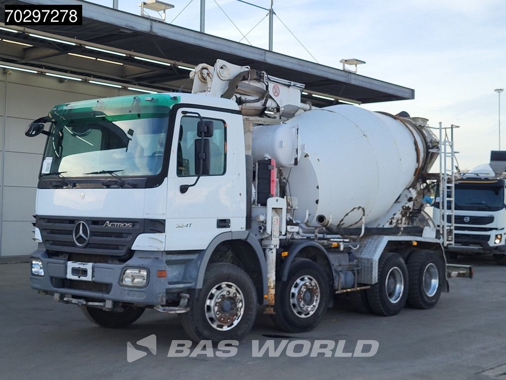 Mercedes Actros 3241 8X4 Putzmeister TMM 21-G2 PUMI 7m3 Mixer Big-Axle Steelsuspension 3-Pedals Euro 3