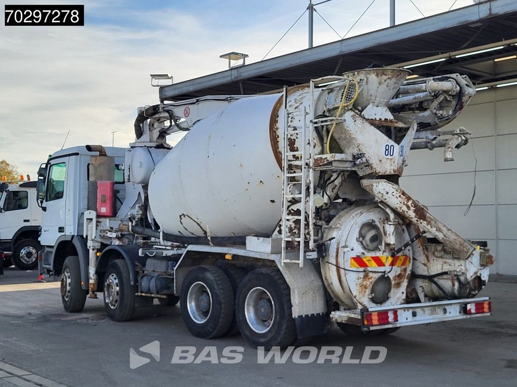 Mercedes Actros 3241 8X4 Putzmeister TMM 21-G2 PUMI 7m3 Mixer Big-Axle Steelsuspension 3-Pedals Euro 3
