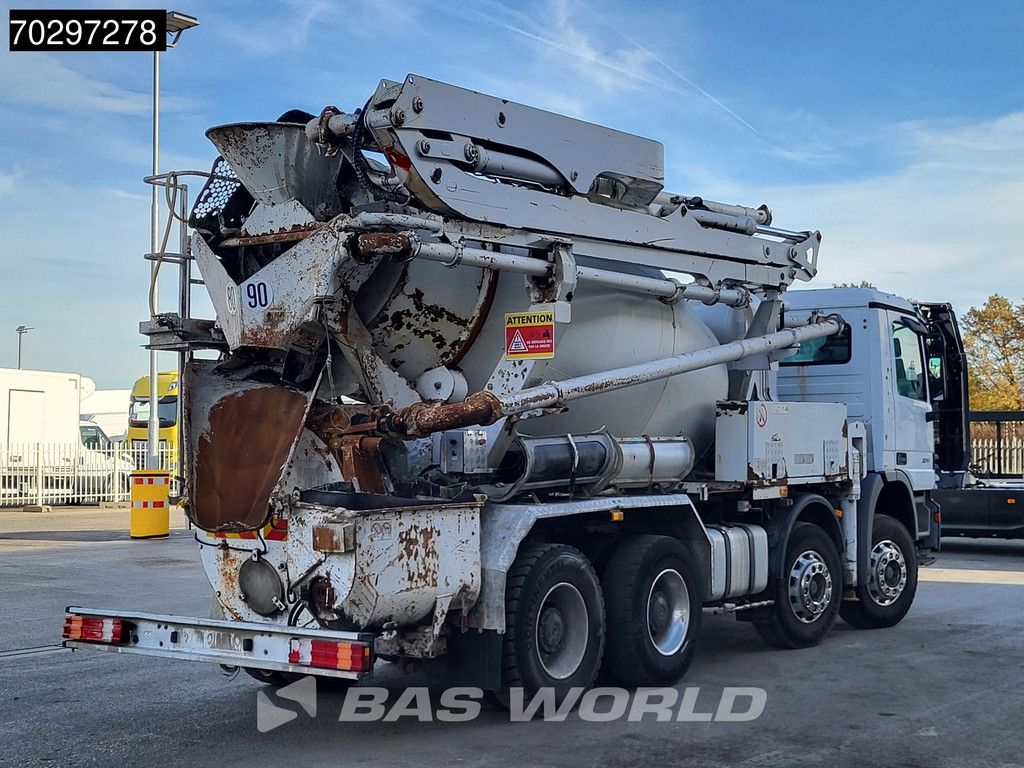 Mercedes Actros 3241 8X4 Putzmeister TMM 21-G2 PUMI 7m3 Mixer Big-Axle Steelsuspension 3-Pedals Euro 3
