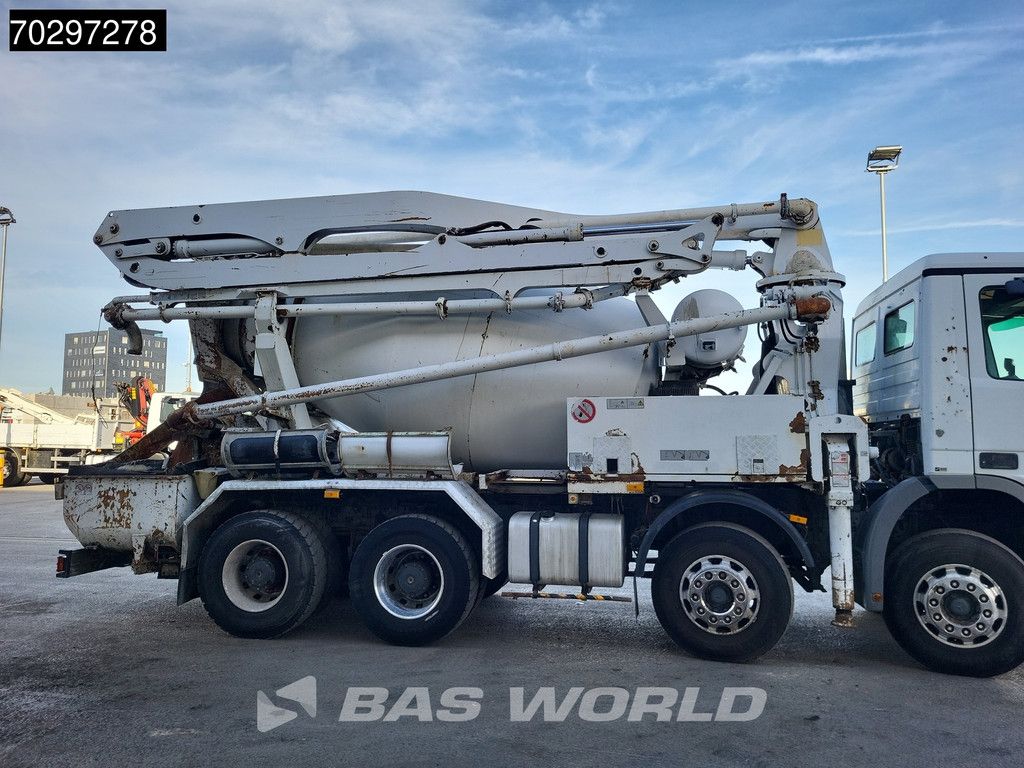 Mercedes Actros 3241 8X4 Putzmeister TMM 21-G2 PUMI 7m3 Mixer Big-Axle Steelsuspension 3-Pedals Euro 3