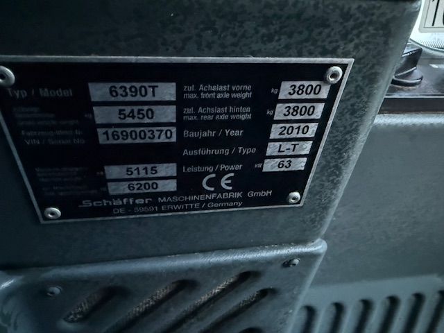 Schaffer 6390T Shovel Telescooplader Verreiker 4.5m Hefhoogte