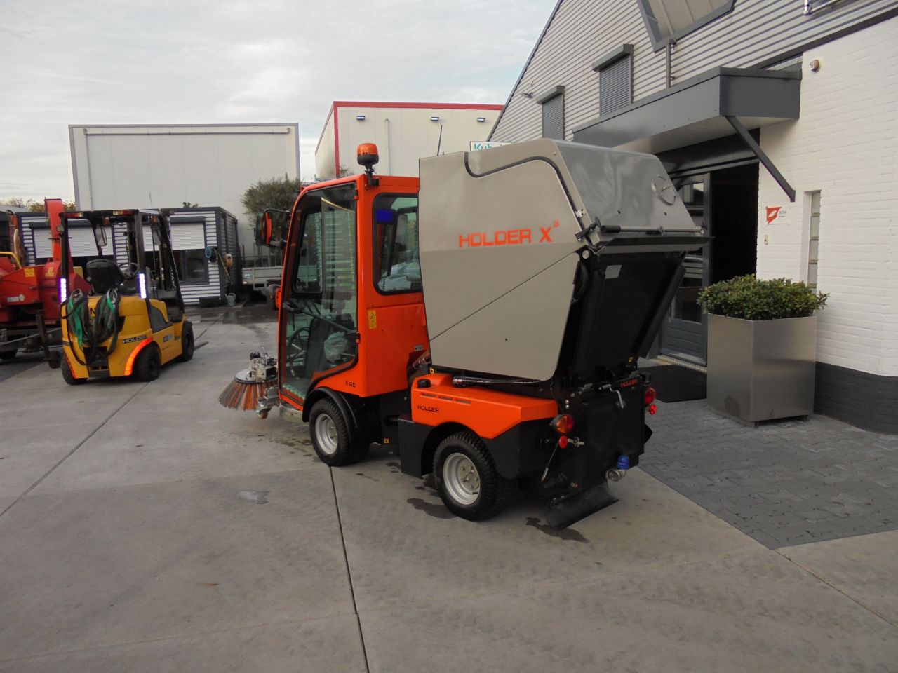 Nw,holder X45,veeg/zuig opbouw