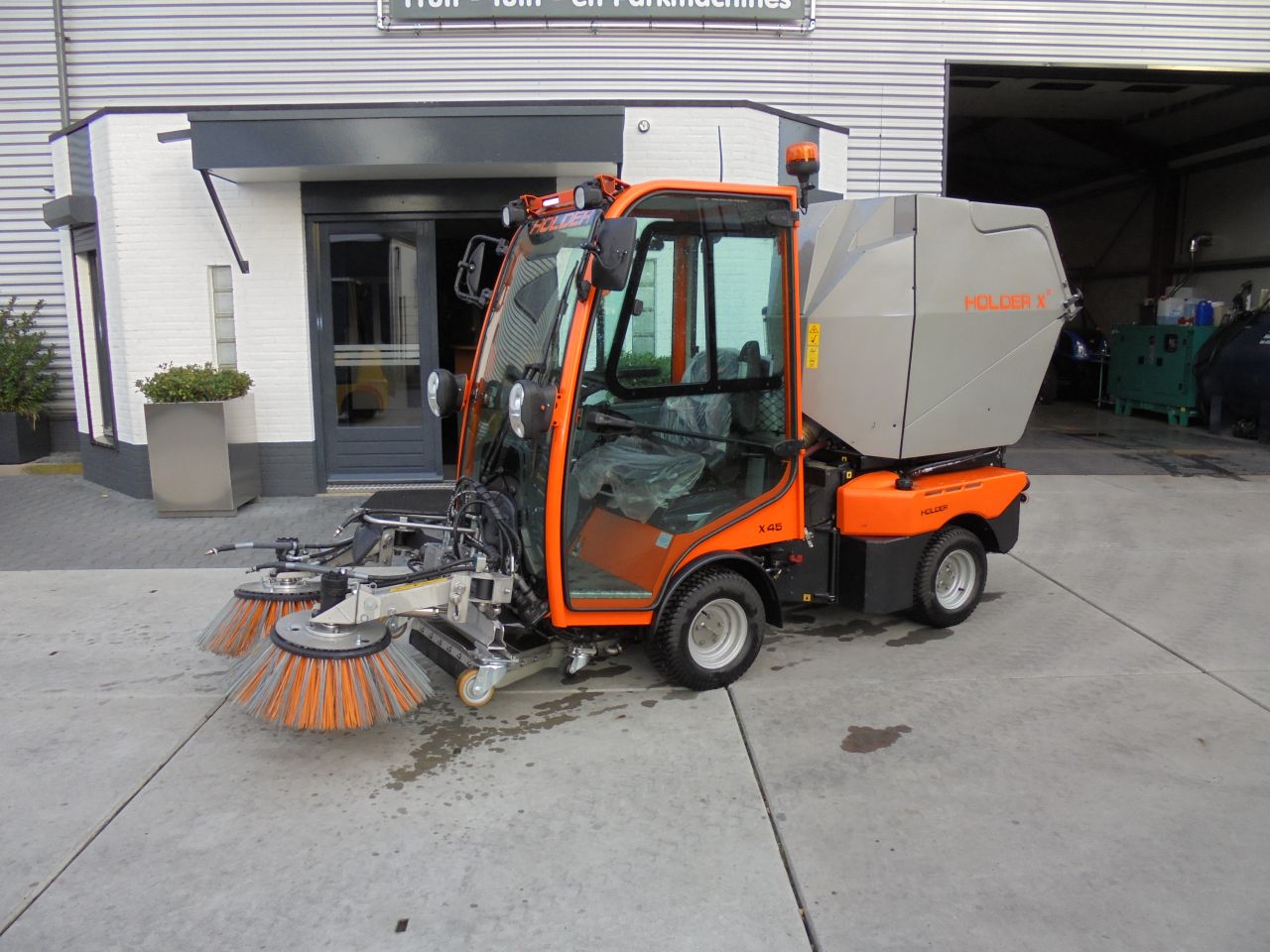 Nw,holder X45,veeg/zuig opbouw