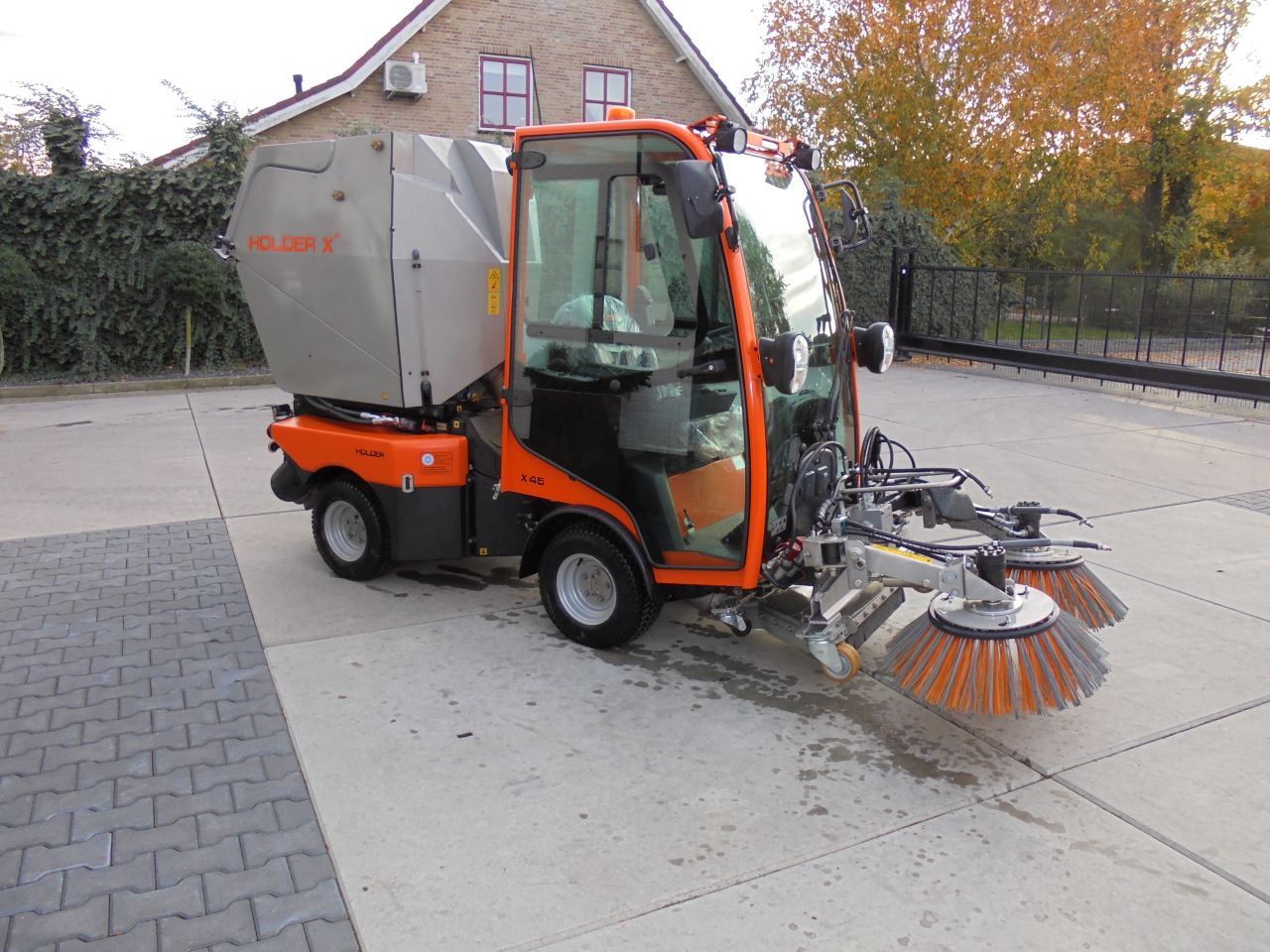 Nw,holder X45,veeg/zuig opbouw