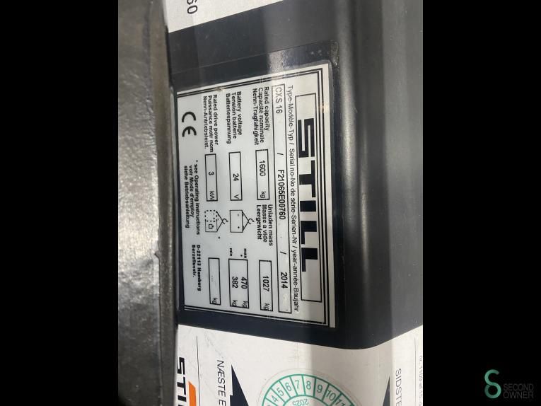 Kommissionierer Elektrisch Still CXS 16 2014