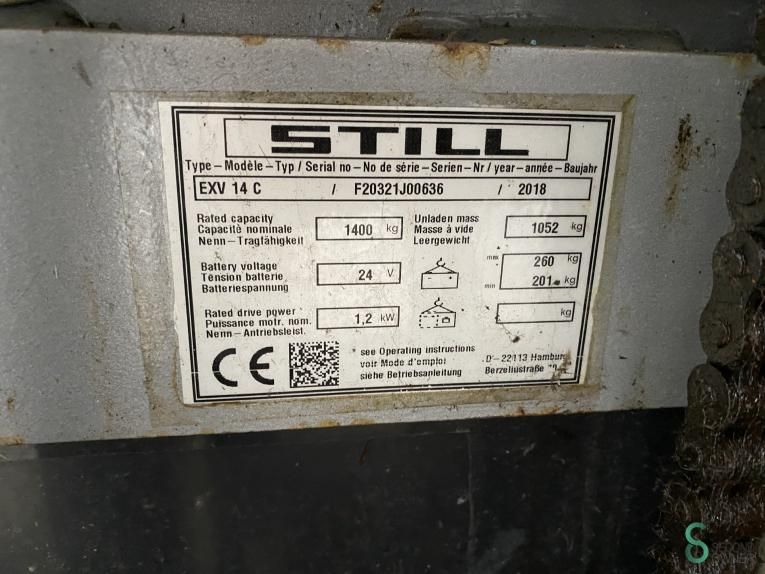 Stapler Elektrisch Still EXV14 2018