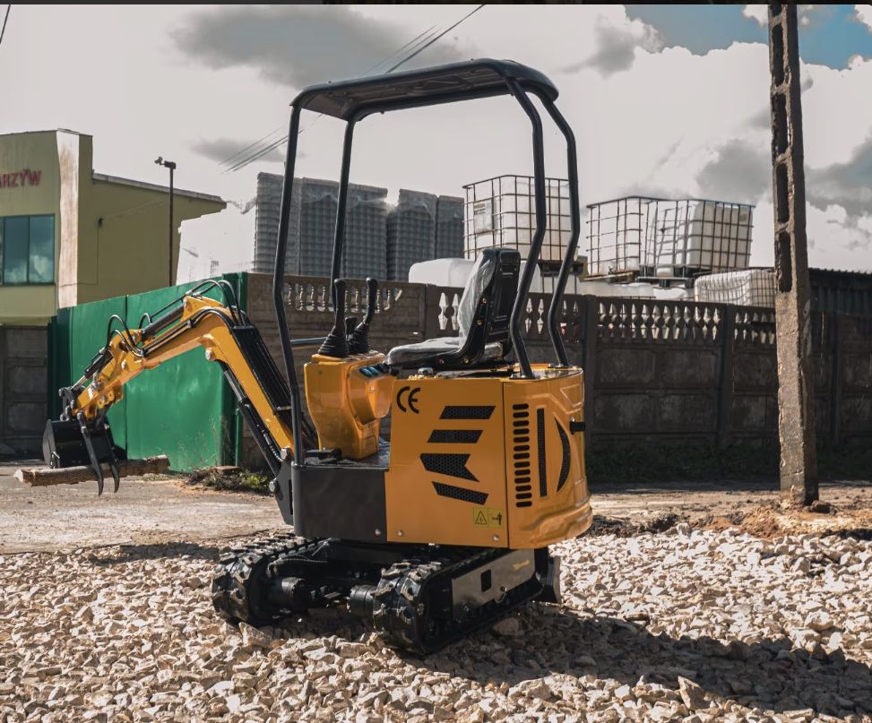 Minigraver Kingway zwenkarm 3 gratis bakken, duim + levering