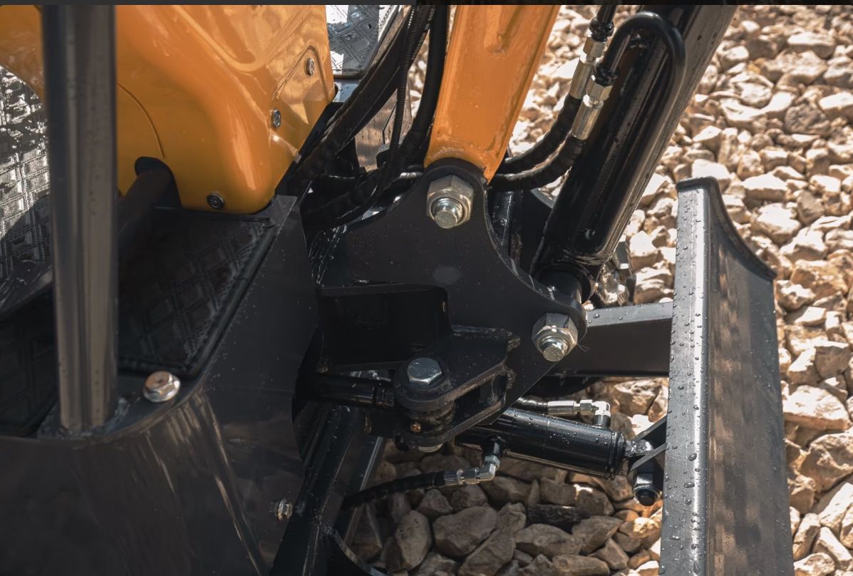 Minigraver Kingway zwenkarm 3 gratis bakken, duim + levering