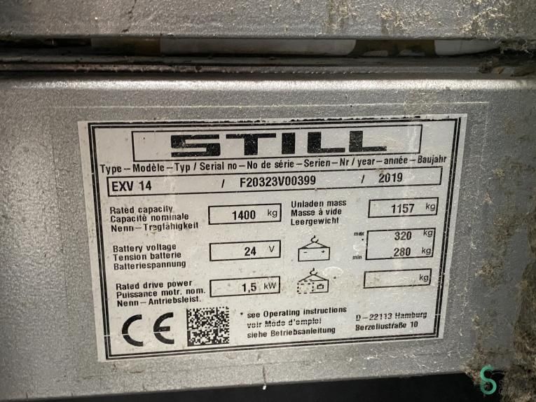 Stackers Electric Still EXV14 2019