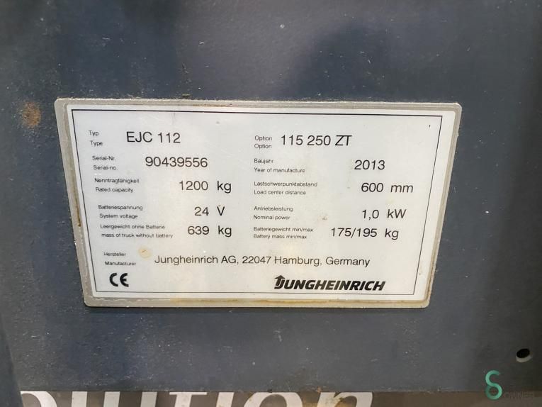 Stackers Electric Jungheinrich EJC 112 2013