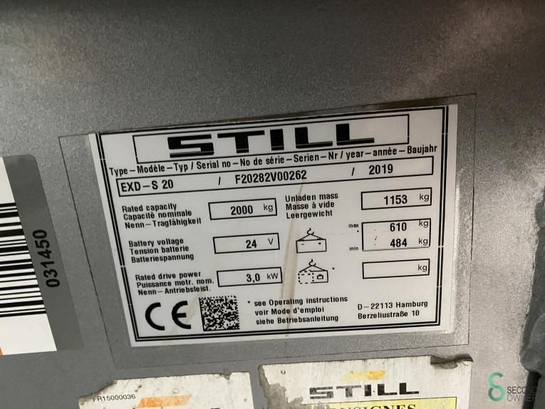 Stapler Elektrisch Still EXD-S20 2019