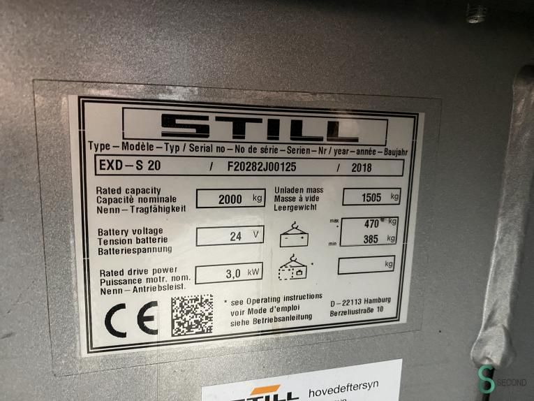 Stapler Elektrisch Still EXD-S20 2018