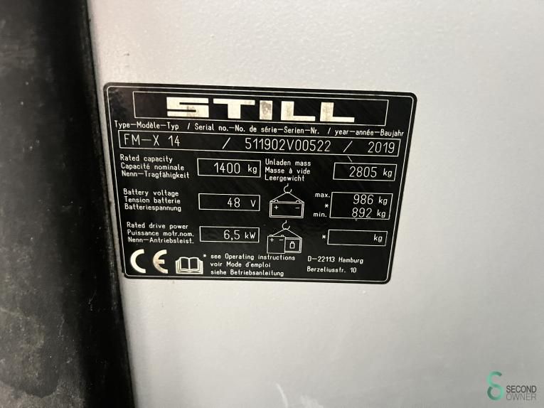 Reachtrucks Electric Still FM-X14 2019