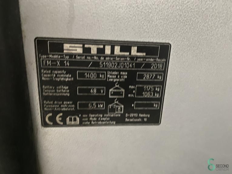 Reachtrucks Electric Still FM-X14 2018