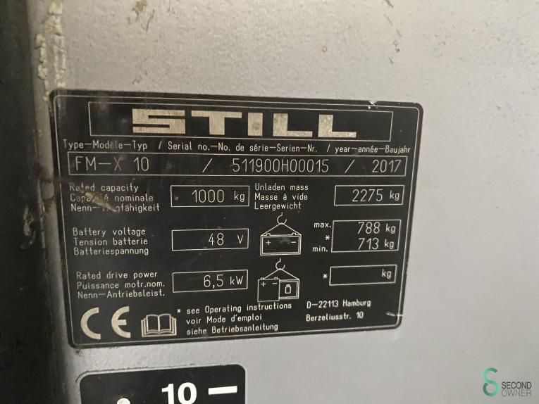 Reachtrucks Electric Still FM-X10 2017