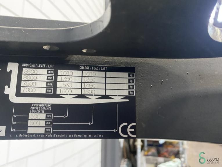 Schubmaststapler Elektrisch Linde R16 2004