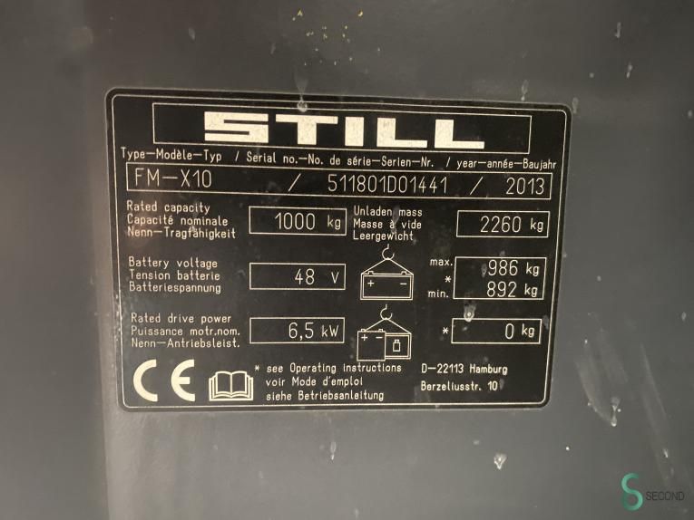 Reachtrucks Electric Still FM-X10 2013