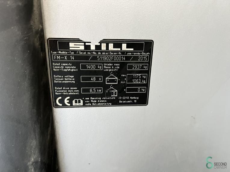 Reachtrucks Electric Still FM-X14 2015