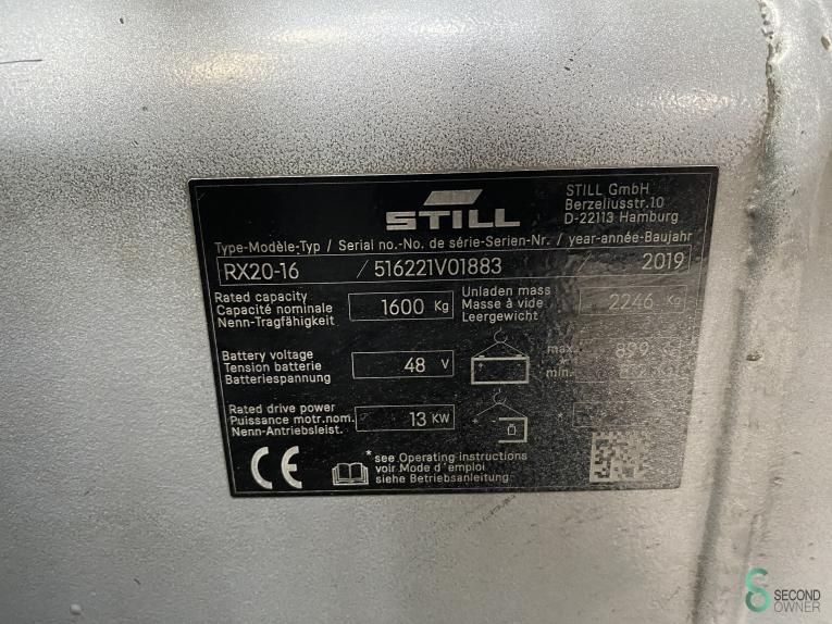 Gabelstapler Elektrisch Still RX20-16 2019